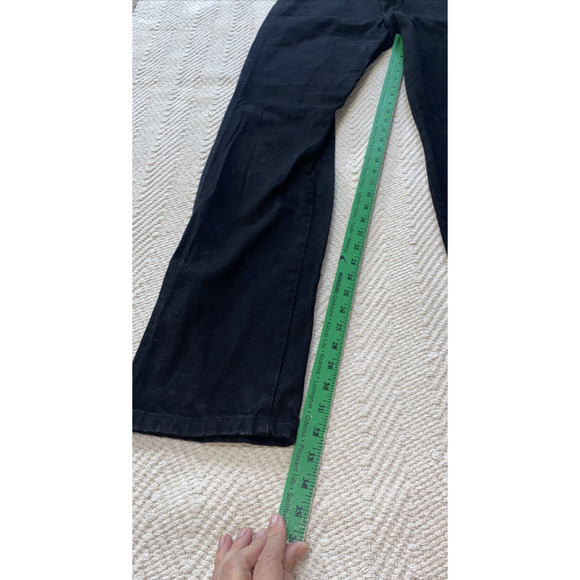 Wrangler Jeans Men 31x34 Black Denim Straight Leg Western Cowboy Rodeo Chore - Picture 3 of 8